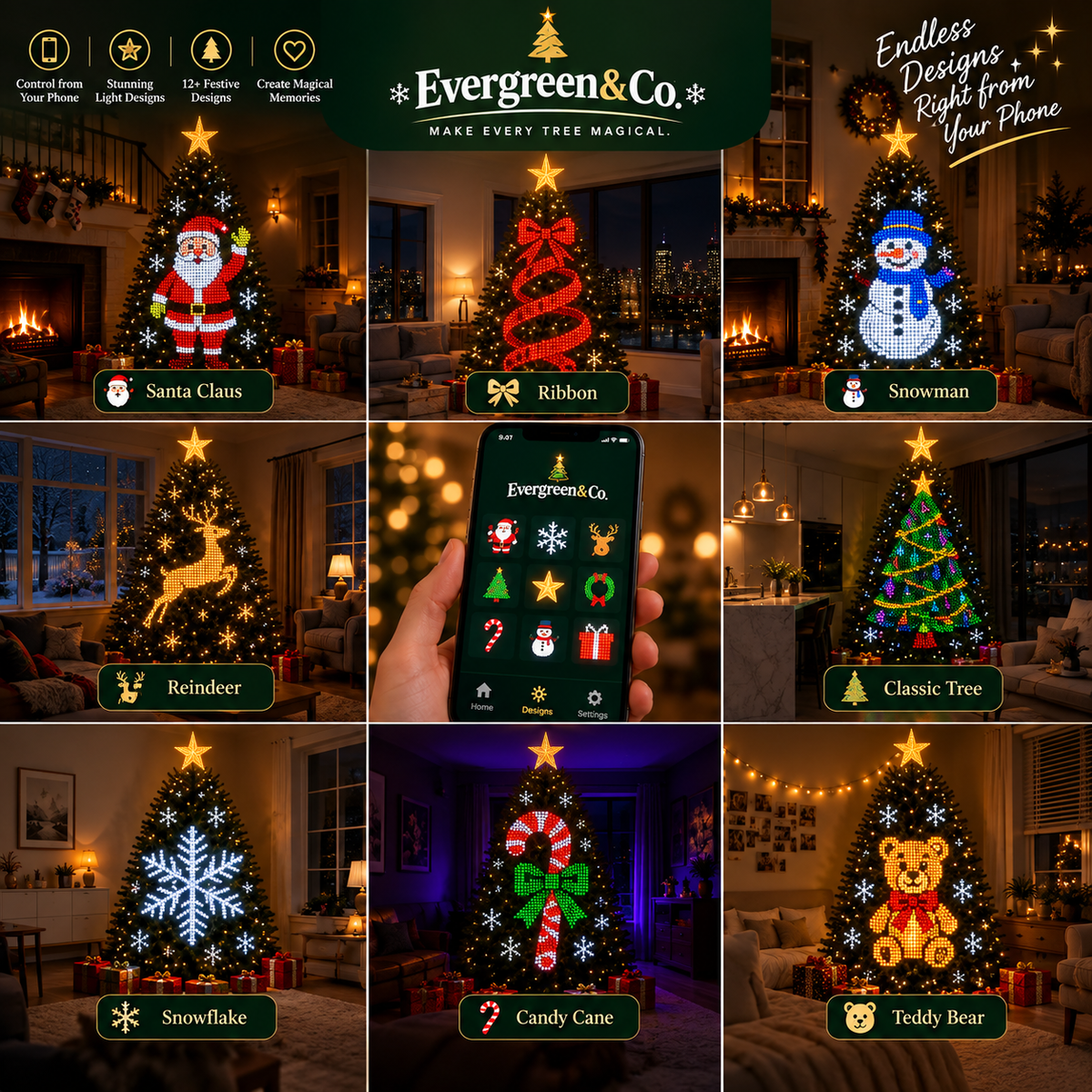 Smart Animated Christmas Tree Lights